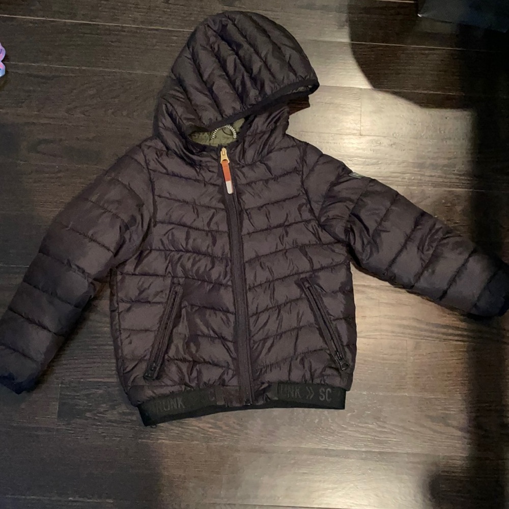 Scotch shrunk black puffer